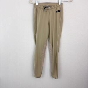 Kerrits Womens Pull On Equestrian Pants Size M Fleece Comfy Horse Riding Tan